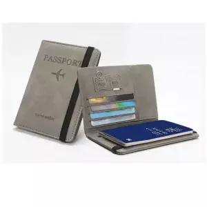 이든앤저스티스 여권 케이스 지갑 RFID 차단 전자