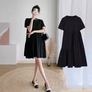 라운드 하프 셔링 원피스 (HSJ-WFFJZWC)