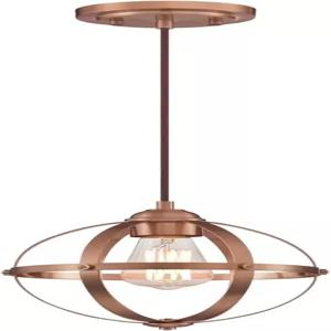 웨스팅하우스 6362100 스텔라 미라 원라이트 실내 미니 펜던트 워싱 구리 마감