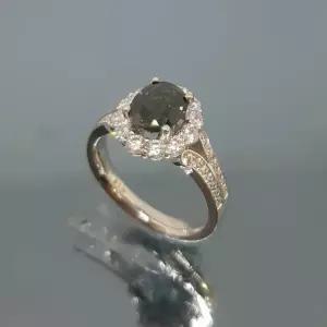 1캐럿 천연사파이어반지/4.7g/hm