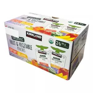 커클랜드 시그니춰 유기농 프루트 앤 베지터블 파우치 90G x24