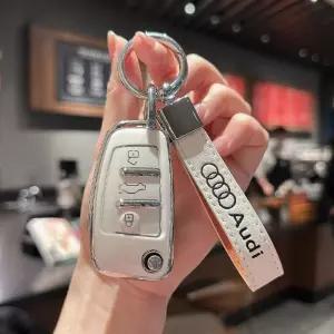 아우디 키케이스 키링 A3 키홀더 Q5 Q7 A6 TT 보호 구형 접이식 Q3 Q2L A1
