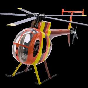 FLISHRC FL500 V2 매그넘 사이즈 RC 스케일 GPS 헬리콥터 L7 비행 컨트롤러 포함 RTF 6채널 플랫 콘벡스 메