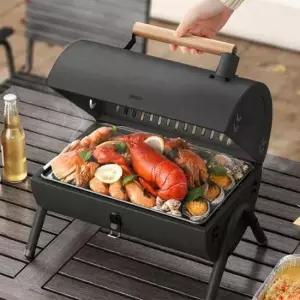 원통바베큐그릴 양면 바베큐그릴 훈제 화로대 스토브 캠핑 차박 K06