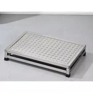 스텐 발판 단차 화물차 논슬립 작업판 디딤대 회색