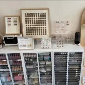 네일진열장 네일서랍장 보관함 아크릴 대용량 빅사이즈