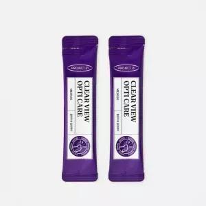 샘플팩 2P 프로젝트21 클리어 뷰 옵티 케어 강아지 눈 영양제 백내장 예방 특허 눈물 자국 냄새 클리어 뷰