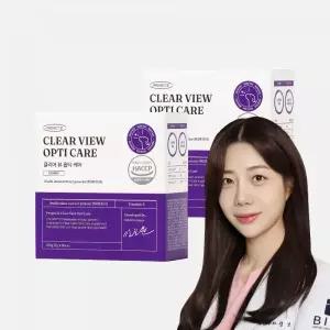 프로젝트21 클리어 뷰 옵티케어 강아지 눈 영양제 백내장 눈물자국 눈곱 30포, 2개 프로젝트21 클리어 뷰