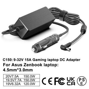 20V 7.5A 150W 4.5x3.0mm 노트북 DC 차량용 충전기 Asus UX535LH UX535LI X571LI UX580 UM535QA UM535QE K6