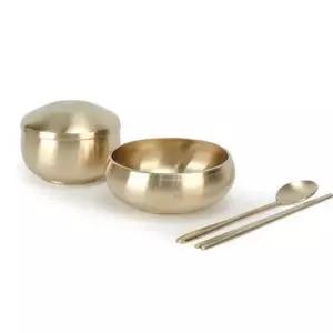 대접 방짜유기 어린이 놋그릇 유기그릇 밥공기 돌식기