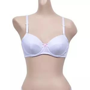 su 샤통 색감 리본 포인트 주니어 3단계 A컵 브라 여자속옷