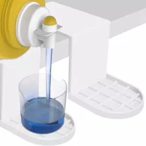 세탁 세제 홀더 2팩 컵 정리 정돈 비누 트레이 디스펜서 드립 핏 캐처용 패브릭 유연제 액체 스피갓 용기