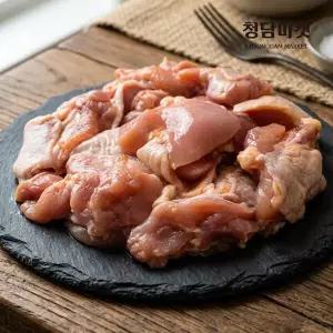 뼈없는 순살 닭다리살 4kg (2kg x 2팩)