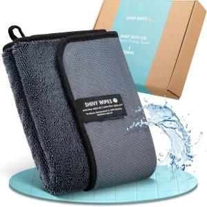 샤이니 배스 물티슈 XL 드라이 타월 오리지널 울트라 흡수 트위스트 루프 디자인 줄무늬 없는 샤워 클리닝