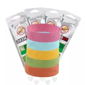 야외활동 천연성분 방충밴드 손목착용 벌레방지 팔찌형 휴대용 해충차단 캠핑용품