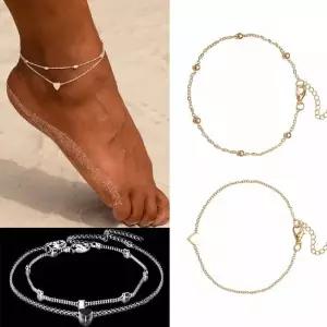 TBZ 골드 패션 발찌 발목이 샌들 예쁜 실버 여름 슬리퍼