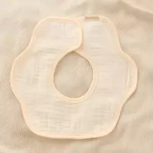 [예꼬맘] 아기 턱받이 3개 순면 거즈 침받이 빕