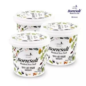 신안비금농협 본솔트 씻어나온 천일염 굵은소금) 570gx3통