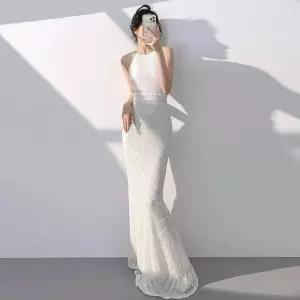 연주 시상식 파티 화이트 피로연 콩쿨 연주회 드레스