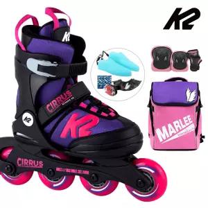 K2 인라인 스케이트 시러스 걸+가방+보호대 아동 어린이 유아 인라인스케이트 신발항균건조기 휠커버