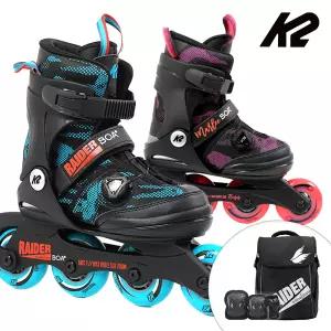 K2 인라인 스케이트 레이더 마리 보아+가방+보호대 아동 어린이 유아 인라인스케이트 신발항균건조기