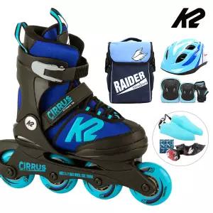 K2 인라인 스케이트 시러스 보이+가방+헬멧+보호대 아동 어린이 유아 인라인스케이트 신발항균건조기