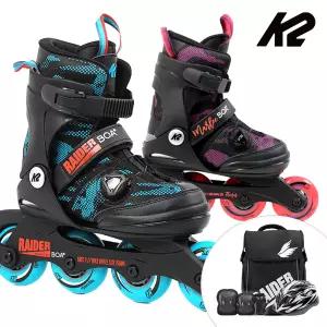 K2 인라인 스케이트 레이더 마리 보아+가방+헬멧+보호대 아동 어린이 유아 인라인스케이트 신발항균건조기
