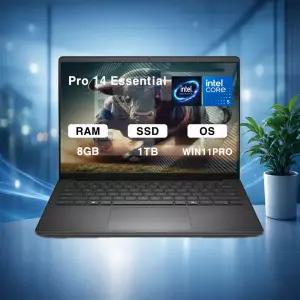 DELL Pro 14 Essential PV14250-UB01KR WIN11PRO DDR5-8GB SSD1TB 인텔 코어5-120U (DC)