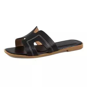 [하프클럽/]여성사무실슬리퍼 교사 회사 학생 거실 푹신한 가죽