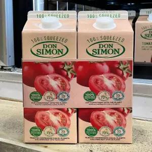 [글로벌푸드][무료배송]돈시몬 토마토 착즙 주스 2L x 2 / 토마토 20개 100% 착즙