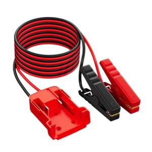 6피트 12 AWG 실리콘 와이어 점퍼 케이블 경량 액세서리 안전한 그립감 자동차용 다용도 악어 클립 포함 유