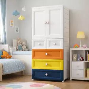 플라스틱 이불장 조립식 수납장 원룸 옷장 모듈 가구서랍 캐비닛 기숙사