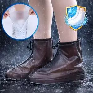 레인 신발 방수커버 실리콘 지퍼형 방수 운동화 덮개 방수 덧신