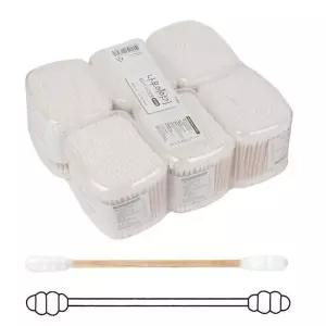 [에스에스_62]사각통 회오리 화장면봉 350개입 6p set 양면