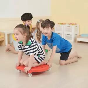 키더스 스쿠터 (4개 1세트) 롤러보드 실내썰매 바퀴썰매 릴레이게임 협동놀이 패들별매