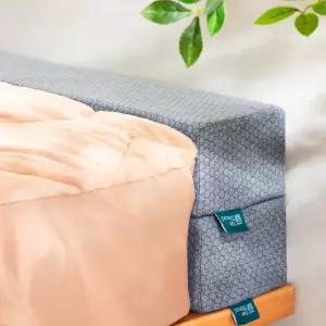 헤드보드 및 벽용 체리아른 침대 틈새 필러 탈착식 커버 메모리 폼이 있는 매트리스 익스텐더 베개 사이의