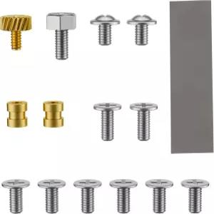 SSK 나사 키트 NVMe SSD 장착 냉각 패드 알루미늄 2.5 하드 드라이브 인 팩