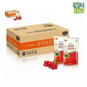 음료베이스 (무배) 광야 오미자감식초 파우치 130ml 1BOX(30개입)