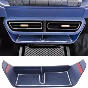 블루 카 언더 센터 컨트롤 보관함 에어컨 통풍구 정리함 BYD 돌핀 미니/BYD 갈매기와 호환됨