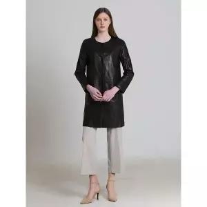 [하프클럽/]베지터블 이태리 천연양가죽 램스킨 롱코트-사이즈 55~77다양