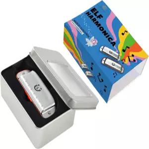 학생 컨저 8홀 블루스 하모니카 초보자를 위한 C 키 디아토닉 마우스 오르간 절묘한 케이스 악기 선물용