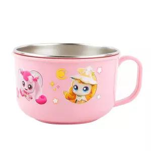 슈팅스타 캐치티니핑 논슬립 스텐 면기/어린이/그릇/식기/면그릇/유아/키즈/스텐레스/데일리/가정용/손잡이