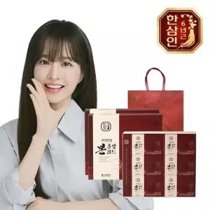 [한삼인][농협홍삼] 한삼인 홍삼본골드 50ml 30포 2세트+쇼핑백