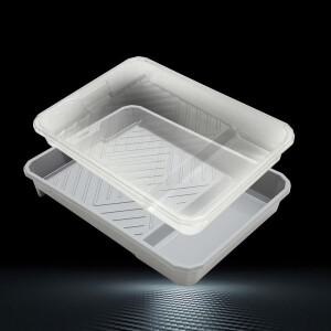 일회용 9인치 페인트 패드 10개, PET 소재, 오일 트레이와 함께 사용, 환경 친화적이고 경제적입니다.