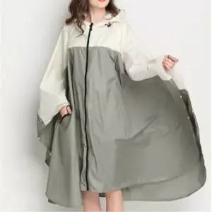 [의류] 남녀 넉넉한 사이즈 판초 우비 1P 망토형 후드 레인코트 패션 비옷 포켓