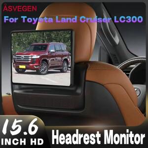 15.6인치 안드로이드 13 헤드레스트 모니터 토요타 랜드크루저 LC300용 32G ROM 무선 CarPlay HDMI 4K WiFi