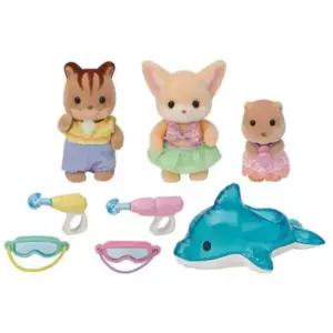 실바니안 돌고래 물놀이 피규어