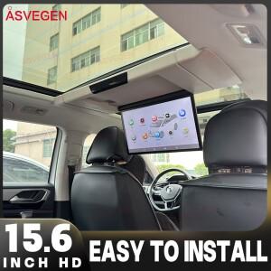 15.6인치 안드로이드 13 차량용 루프 모니터 BMW 폭스바겐 버스 TV 플립다운 스크린 8코어 4K HD IPS 12V-2