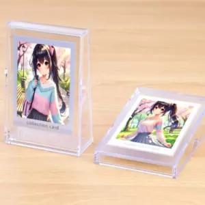 사진 포카 케이스 아이돌 굿즈 보관함 포토카드 수납통 투명 명함 케이스 수집용 앨범 통