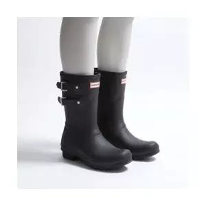 헌터 HUNTER [WOMEN] 버클 숏 레인부츠 - 블랙 WFS2389RMABLK 289618